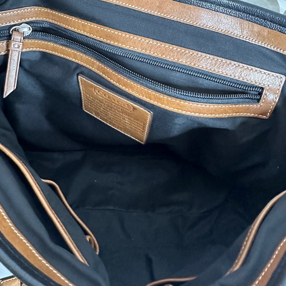 Vintage Coach Executive Thompson Leather Laptop Messenger Bag Briefcase - Picture 7 of 15